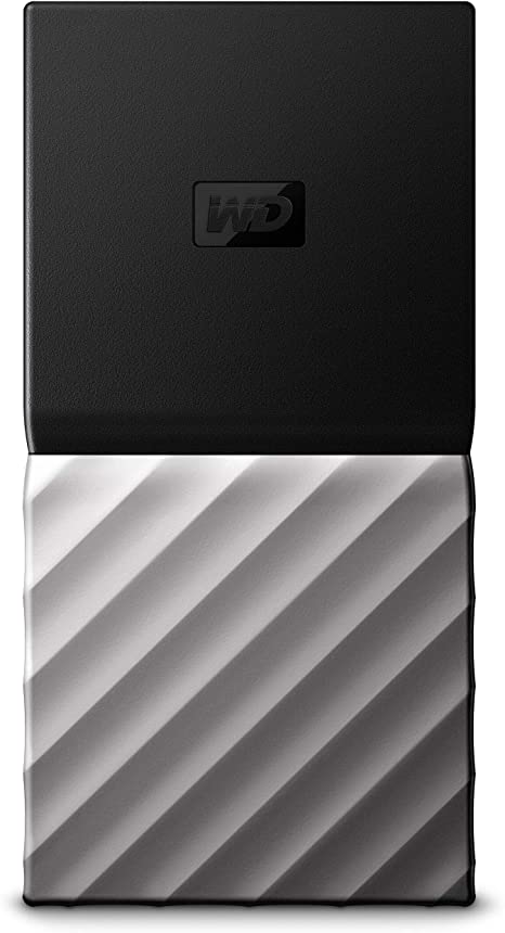 WD 256GB My Passport SSD Portable Storage - USB 3.1 - Black-Gray - WDBKVX2560PSL-WESN