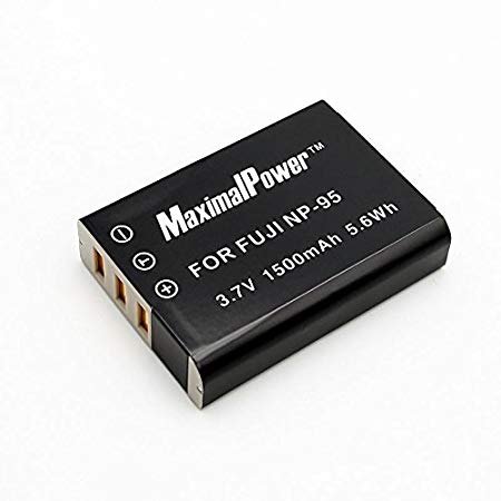 Maximal Power DB FUJ NP-95 Replacement Battery for Fuji Digital Camera/Camcorder