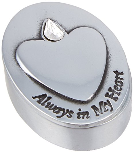 Cathedral Art AB101 Always in My Heart Memorial Box, 1-1/8 by 1-3/4-Inch