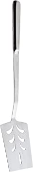 New Star Foodservice 52343 Hollow Handle Perforated Spatulas, 15", Silver