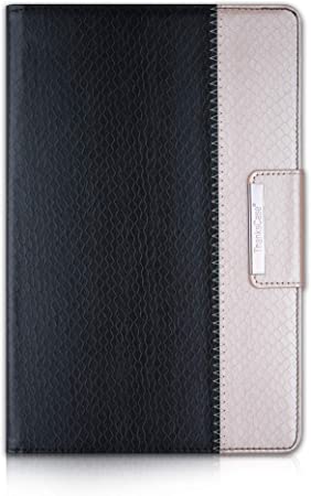 Thankscase Case for Galaxy Tab S6 10.5", Rotating Stand Case Cover Build-in Wallet Pocket, Hand Strap, Smart Cover for Galaxy Tab S6 10.5 Inch Model SM-T860/T865 /T867 2019 Release (Black Champagne)