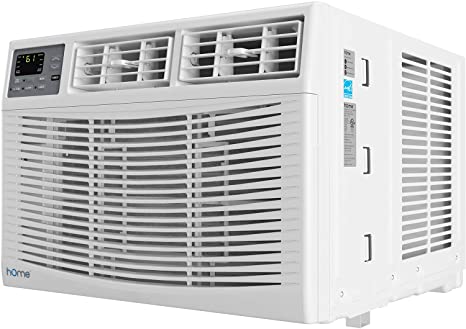 hOmeLabs 10,000 BTU Window Air Conditioner - Energy Star Certified AC Unit with Digital Thermostat and Easy-to-Use Remote Control - Ideal for Rooms up to 450 Square Feet