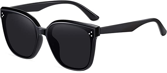 Retro Oversized Square Sunglasses for Women Trendy Classic Style Sun Glasses UV400 Protection