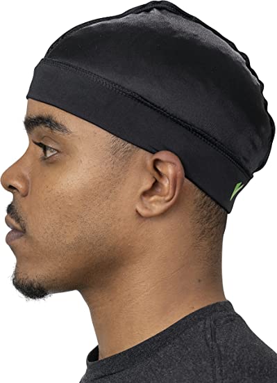 Veeta Superior Wave Cap - Smooth Silky Fabric | Maximum Compression Wave Cap | Soft Elastic Headband | Outside Seam Stitching
