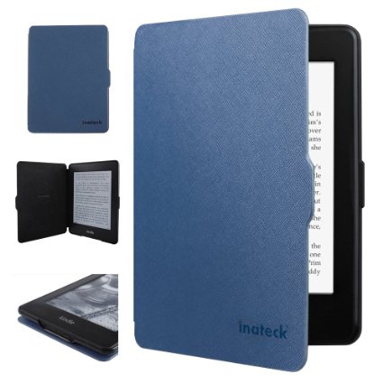 Inateck Kindle Paperwhite Cover Case for Amazon All-New Kindle Paperwhite 2015 300 PPI 3rd gen/ 2014/ 2013/ 2012, with Auto Sleep Wake Function, Blue