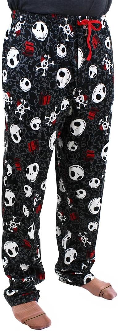 Disney Nightmare Before Christmas Mens Holiday Jogger Lounge Pajama Pant