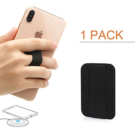 TUZAMA Original Finger Strap Phone Holder- Ultra Thin Anti-Slip Extend Thumb Reach Universal Cell Phone Grips Band Holder for Back of Phone