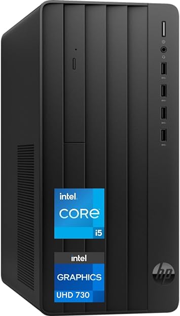 HP Pro Tower 290 G9 Desktop Business Computer | 12th Gen Intel Core i5-12400 | 32GB DDR4 RAM | 512GB PCIe SSD   1TB HDD | 2-Monitor Support 4K | DVD-RW | HDMI | VGA | Wi-Fi | Windows 11 Pro