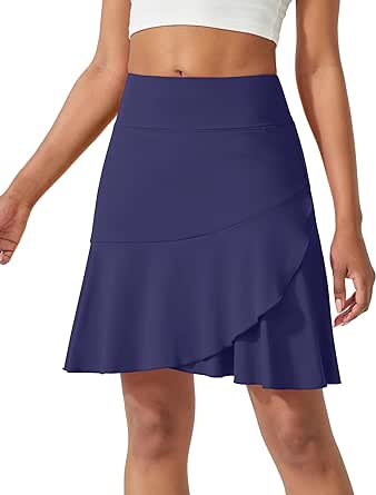 G4Free 15"/20" Tennis Skirts for Women Golf Skorts Skirts with Pockets Pleated High Waist Athletic Casual Summer Skirt