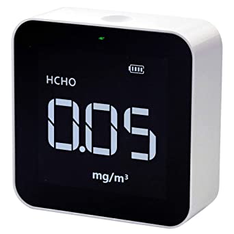 Temtop M10 Air Quality Monitor for PM2.5 HCHO TVOC AQI Professional Electrochemical Sensor Detector Real Time Display Rechargeable Battery