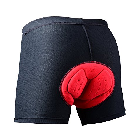 Dexnor 3D Padded Bicycle Cycling Underwear Shorts Bike Bicycle Shorts Pants Breathable Lightweight for Men & Women