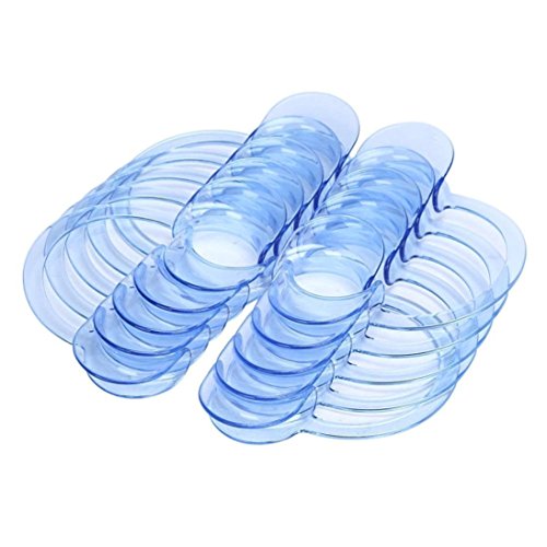 Dental Retractor Intraoral Cheek Lip Mouth Opener Blue C Type Use for Watch Ya' Mouth Family Edition, the Authentic, Hilarious, Mouth Guard Party Game (SizeM，20Pcs)