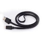 LINKYO Apple MFI Certified Lightning Cable to USB - Charge Sync Flat Tangle-Free Cable with Reinforced Connectors 3-Feet Black