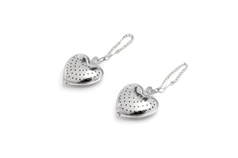 Fox Run 5123 Heart Tea Infuser, Stainless Steel, Set of 2