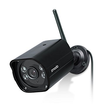 Zmodo 1080p Full HD Wireless Security Camera System, Dual Band 5GHz/2.4GHz, 98ft Night Vision, 96° Wide Viewing Angle - Cloud Service Available