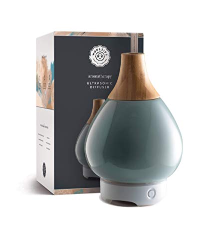 Woolzies Ultrasonic, aromatherapy essential oil diffuser (Ceramic Wood)