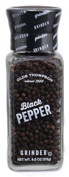 Olde Thompson 1090-02 Black Pepper Grinder, 4-Ounce