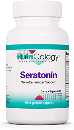 NutriCology Seratonin - Stress, and Sleep Support - with 5-HTP - 90 Vegetarian Capsules