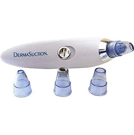 DermaSuction Facial Pore Cleanser - Blackhead Whitehead Remover Vacuum Suction Machine for Women