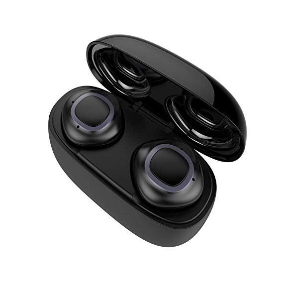 Wireless Earphones Taotronics,Mini True Wireless Twins Bluetooth Earbuds in-Ear Stereo Earphones Sport Headset,Black