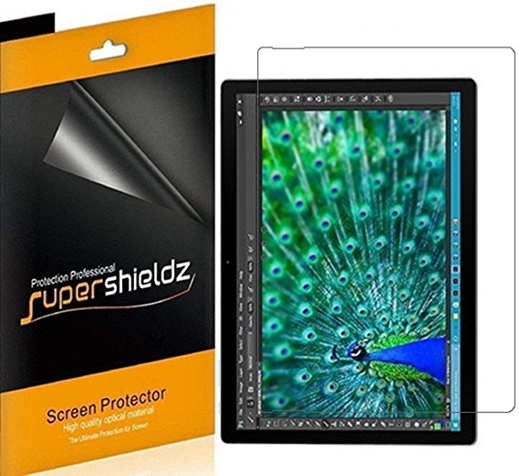 Supershieldz [3-Pack] for Microsoft Surface Book 2 13.5"/Surface Book Screen Protector, High Definition Clear Shield   Lifetime Replacements Warranty