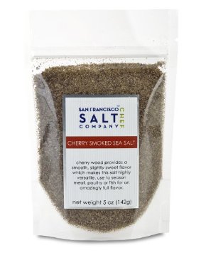 Cherrywood Smoked Sea Salt 5oz Pouch - Fine Grain