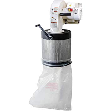 Shop Fox W1844 Wall Dust Collector with Canister