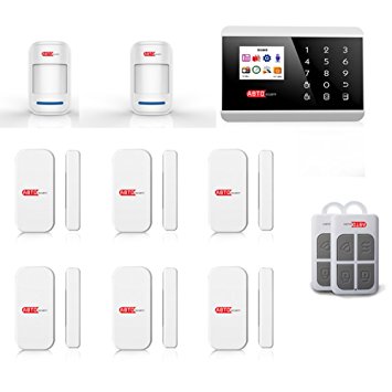 SZABTO GSM Alarm System Wireless Burglar Alarm System with Door Alarms for Home and Motion Sensor Door Alarm House Alarm