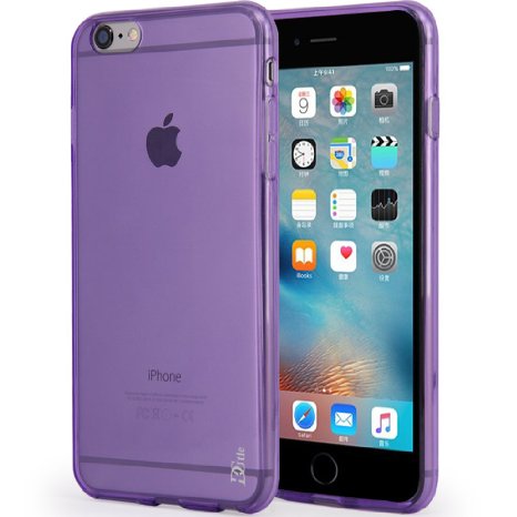 iPhone 6S CASE, DGtle Anti-Scratches TPU Gel Premium Slim Flexible Soft Bumper Rubber Protective Case Cover for Apple iPhone 6 / 6S 4.7 Inch (Purple)