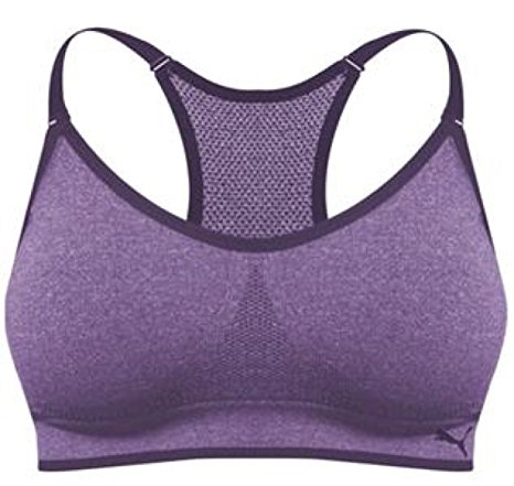 Puma Womens Seamless Sports Bra with Removable Cups