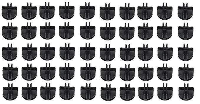 Wire Cube Plastic Connectors (CHECK PICTURES TO ENSURE IT WILL WORK ON YOURS) snap mesh organizer grid NEW! (50, Black)