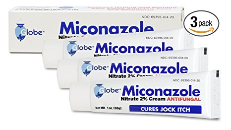 Miconazole Nitrate 2 % Antifungal Cream - 1 Oz (3 PACK) (3 x 1 OZ TUBES) GREAT DEAL