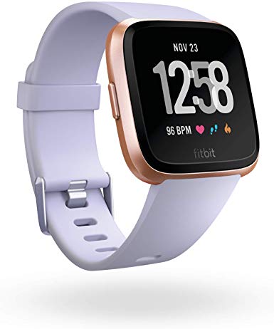 Fitbit Versa Smart Watch - Periwinkle/Rose Gold One Size (S & L Bands Included)