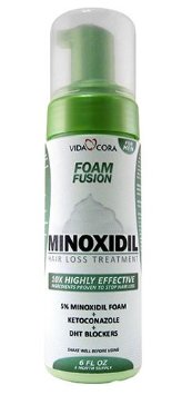 Vida Cora Minoxidil Foam Fusion 10X Highly Effective Ingredients Proven To Reverse Hair Loss