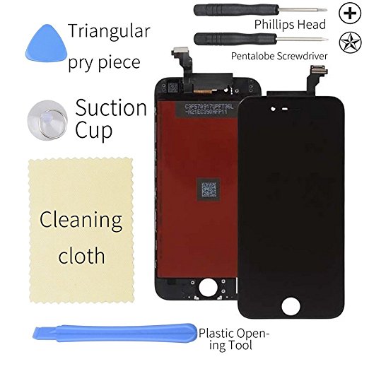 SailsON Electronics LCD Display Touch - Screen Digitizer Assembly Replacement for iPhone 6 4.7 inch [12 month warranty](Black)