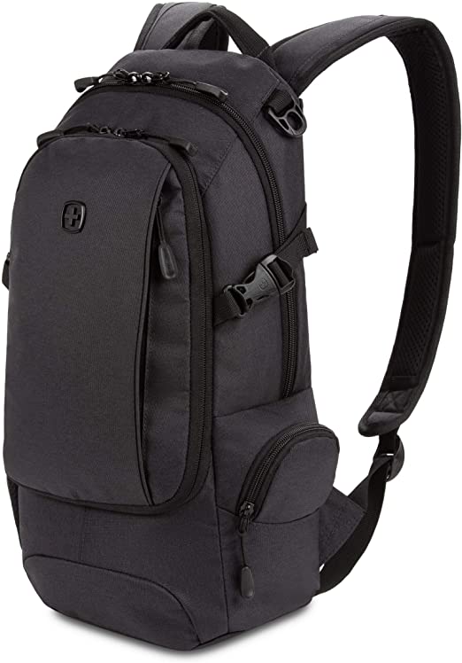 SWISSGEAR 3598 Small/Compact Organizer Backpack - Narrow Profile Daypack