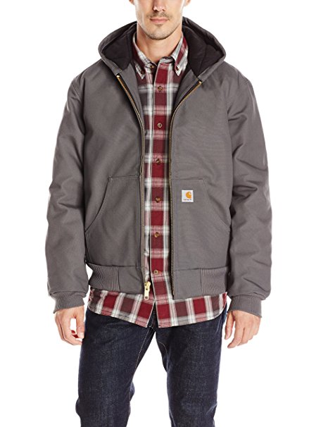 Carhartt Men's Quilted Flannel-Lined Duck Active Jacket, J140