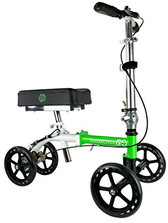 NEW KneeRover GO Knee Walker - The Most Compact & Portable Knee Scooter Crutches Alternative