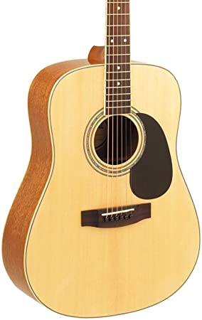 Mitchell MD100S Dreadnought Acoustic Guitar Natural