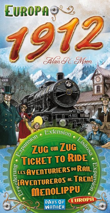 Ticket To Ride 1912 Expansion