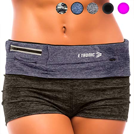 E Tronic Edge Running Belts : Best Comfortable Running Belts That Fit All Phone Models and Fit All Waist Sizes. for Running, Workouts, Cycling, Travelling Money Belt & More. Comes in 5 Stylish Colors