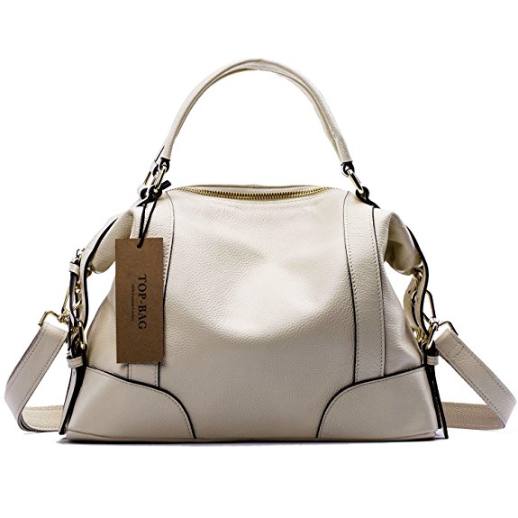 TOP-BAG Lovely Women Ladies' Genuine Leather Tote Bag Handbag Shoulder Bag, SF1006