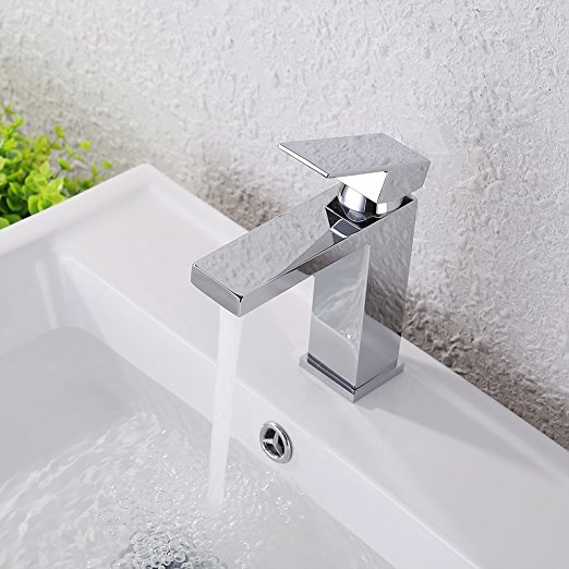 KES L3120A Bathroom Lavatory Single Lever Vanity Sink Faucet, Polished Chrome