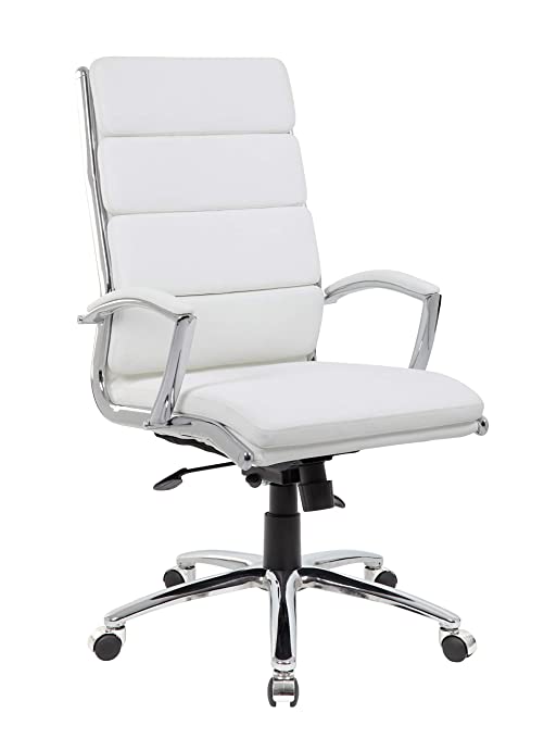 Boss Office Products Executive Chair, White