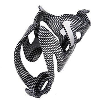 OUTAD Bicycle Water Bottle Cages Carbon Fiber Drink Water Bottle Holder for Outdoor Bike Cycling Mountain Sports Cycling Bicycle Outdoor