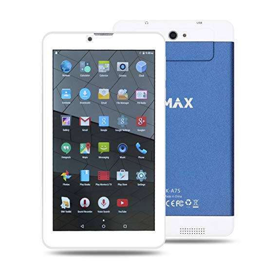ECVILLA KMAX 7 Inch 3G Android Tablet (Quad-core) IPS Display,8GB Dual Cameras WiFi