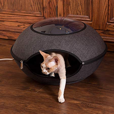 K&H Pet Products Thermo-Lookout Pod Heated Cat Bed, 22in, 4 Watt