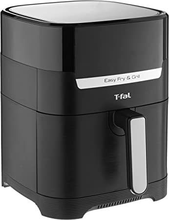 T-fal Air Fryer & Grill Combo Digital, 2-in-1, 4.4 Qrt, black