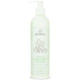Puracy Organic Hand and Body Lotion The BEST Natural Moisturizer Unscented All Skin Types All Day Moisture All Natural 12 Ounce Bottle