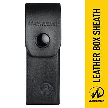 Leatherman - Premium Leather Sheath, Fits Skeletool and Crunch - Black